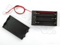 Battery holder AAA Penlite x 3 with switch/lid - JST conn.